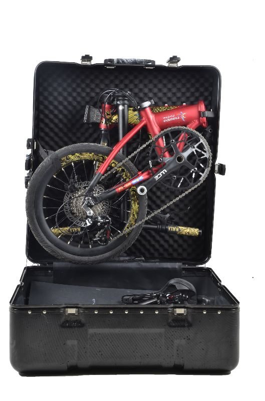 Sepeda Lipat FoldX Xlite Bali Wonderful Indonesia Edition 16 Inch 10 Sp + Koper Sepeda 16inch