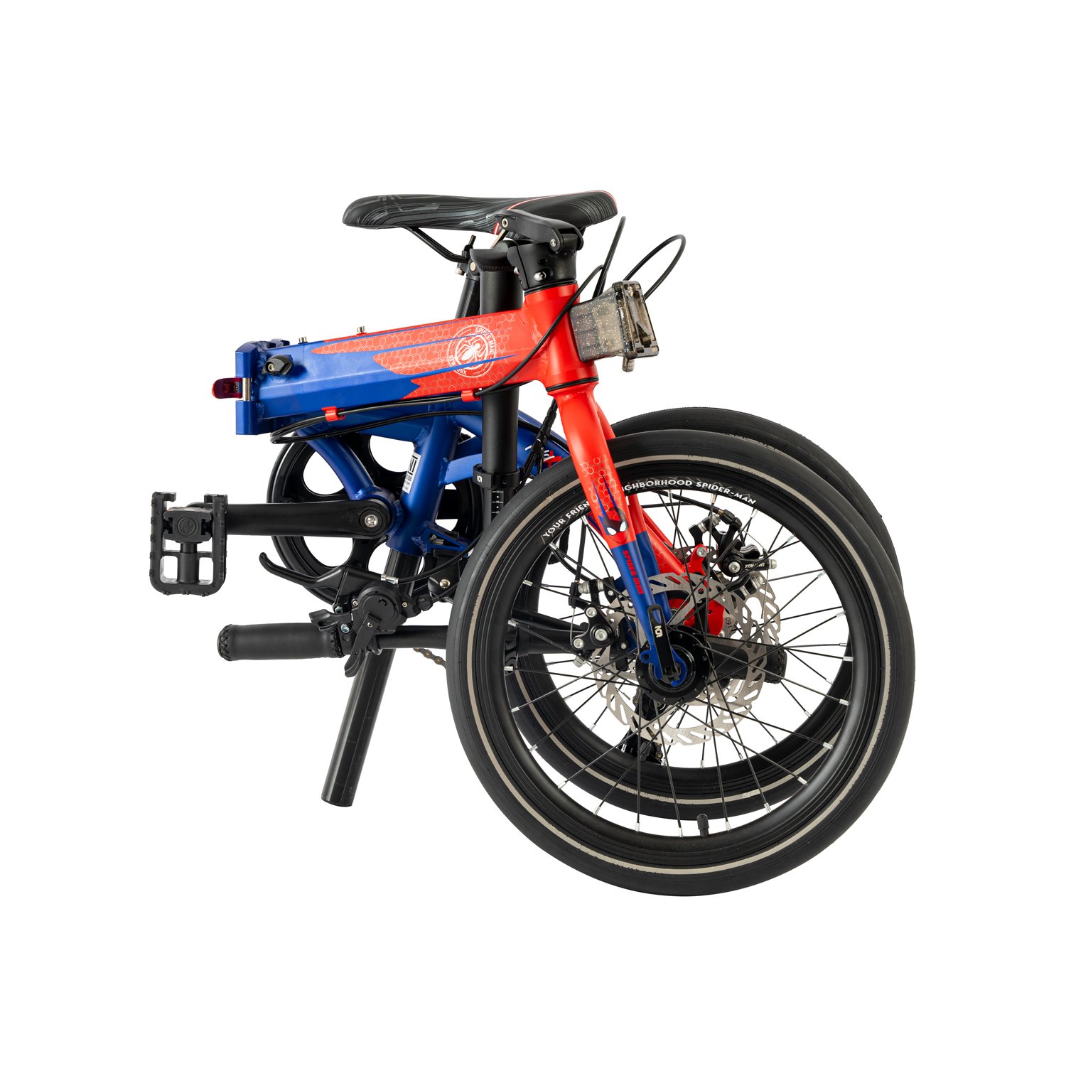 Sepeda Lipat FoldX X2 Spider-Man 16 Inch 9 Sp